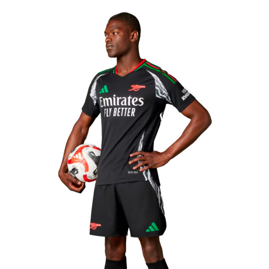 Jersey adidas Arsenal FC 2024-2025 Authentic Away Black ...