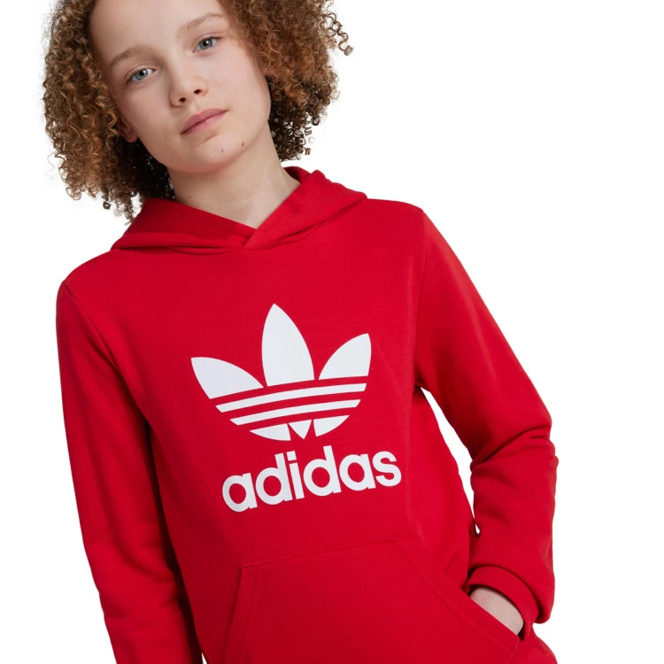 Sweatshirt adidas Kids Trefoil Better Scarlet Futbol Emotion