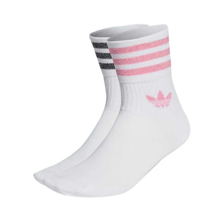 calcetines-adidas-glitter-crew-2-pares-whitebliss-pinkblack-0