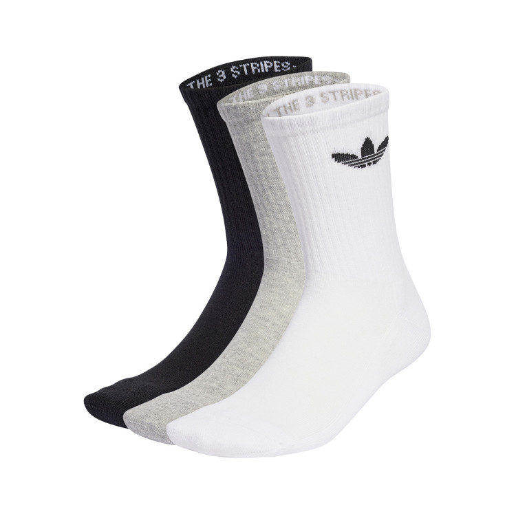 calcetines-adidas-trefoil-curshion-3-pares-white-medium-grey-heather-black-0