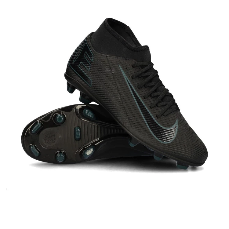 Nike mercurial superfly 7 academy fg/mg - black/black best sale