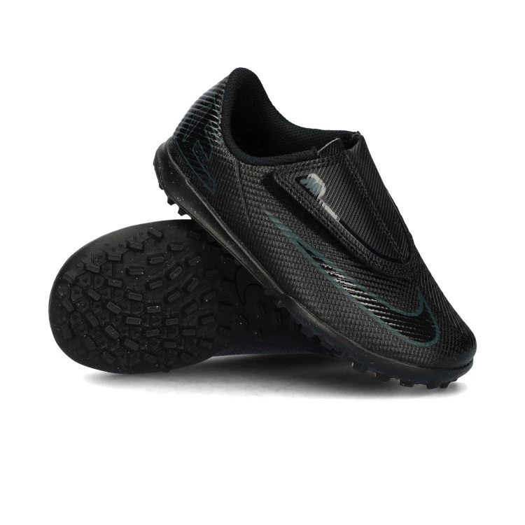 bota-nike-mercurial-vapor-16-club-turf-cinta-adhesiva-nino-negro-0