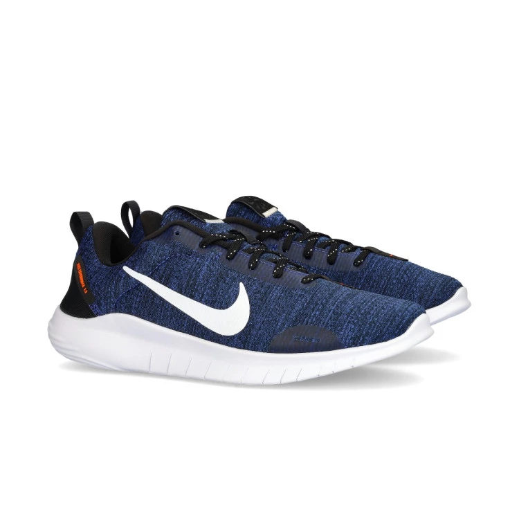 Running shoes Nike Flex Experience Run 12 Astronomy Blue White Black Hyper Crimson Futbol Emotion