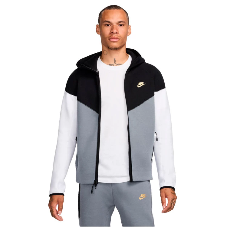 chaqueta-nike-tech-fleece-windrunner-black-cool-grey-white-metallic-gold-0