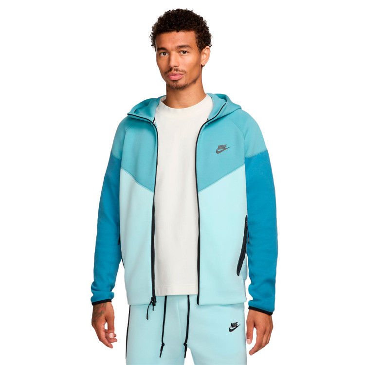 Blue nike tech fleece hoodie online