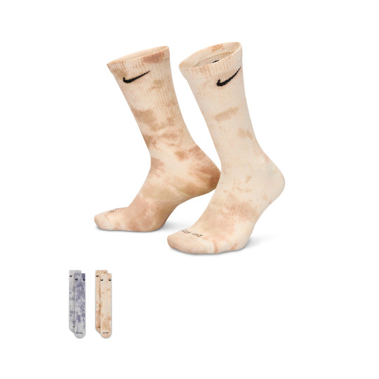 Socks Nike Everyday Cushioned Crew 2 Paires Photon Dust Lt Pumice Smoke Grey Lt Carbonbla Futbol Emotion