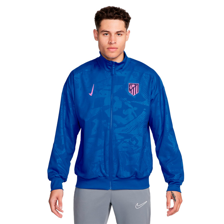 Blue and pink nike jacket online