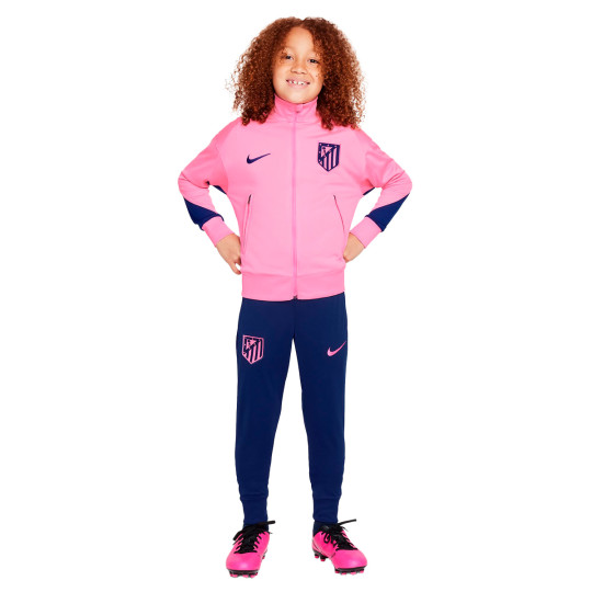 Tracksuit Nike Kids Atletico de Madrid 2024 2025 Training Pink Glow Blue Void Blue Void Futbol Emotion