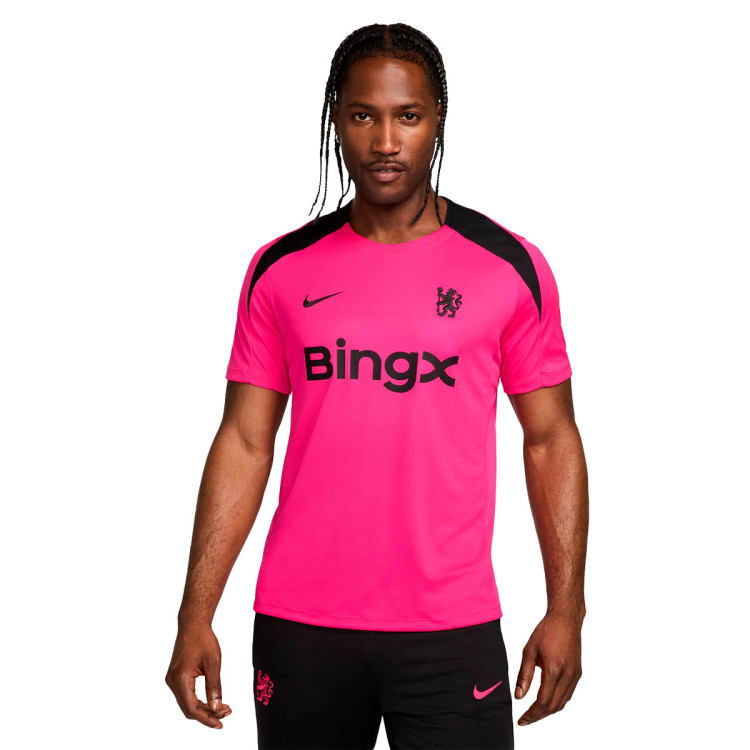 Jersey Nike Chelsea FC 2024 2025 Training Pink Prime Pink Prime Black Black Futbol Emotion