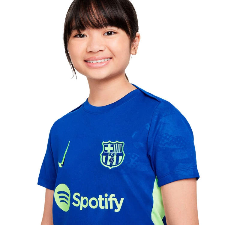 camiseta-nike-fc-barcelona-pre-match-2024-2025-nino-old-royal-old-royal-lime-blast-lime-blast-3