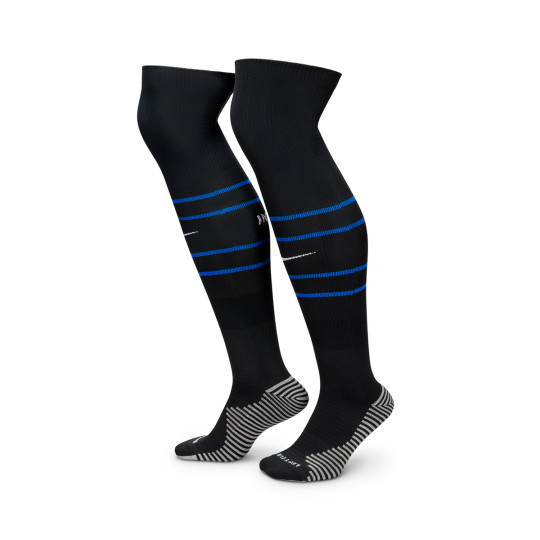 Football Socks Nike Inter Milan 2024-2025 Home Kit Black-Lyon Blue ...