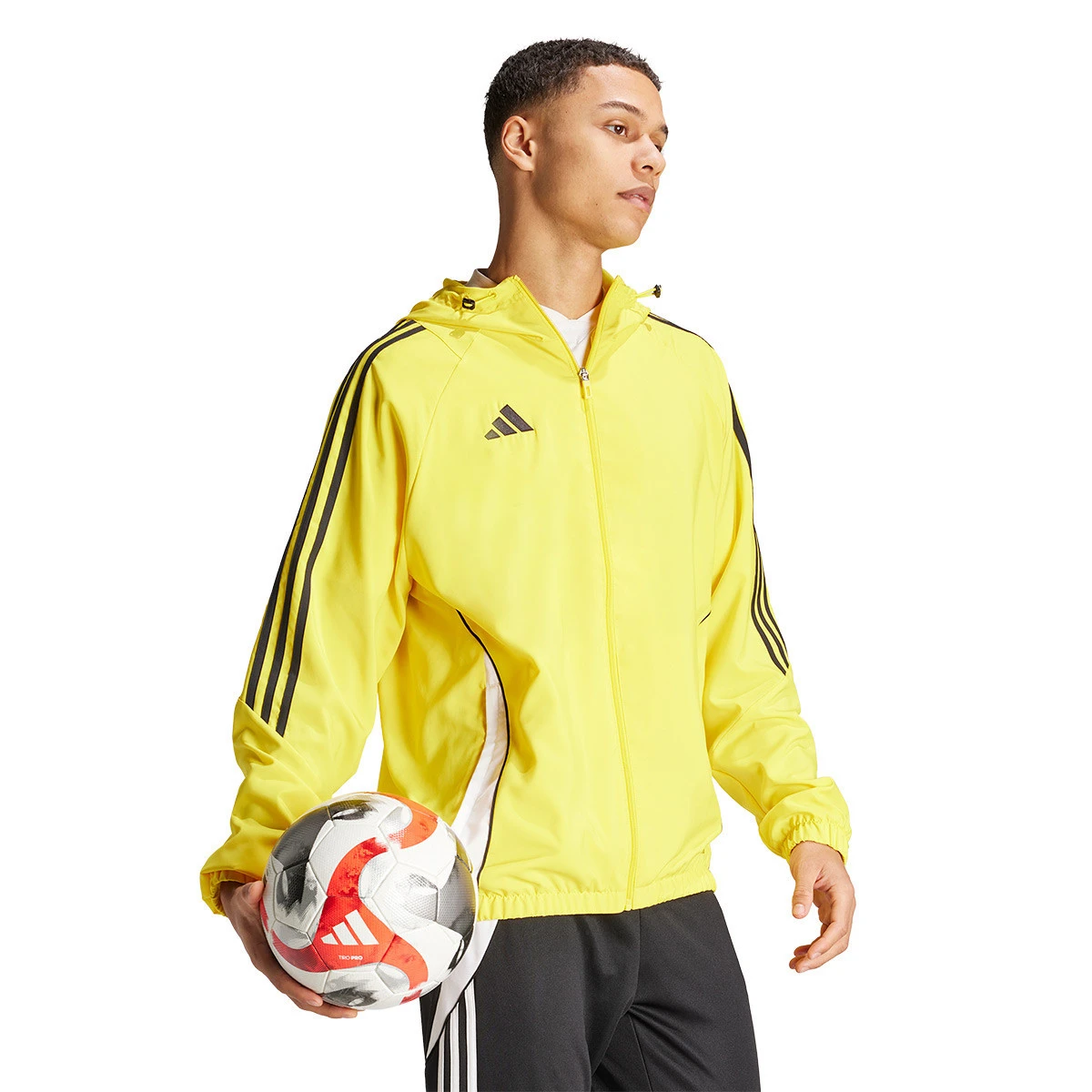 Adidas yellow raincoat best sale