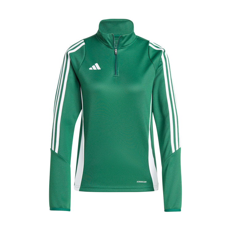 Sweatshirt adidas Tiro 24 Mujer Team Dark Green White Futbol Emotion