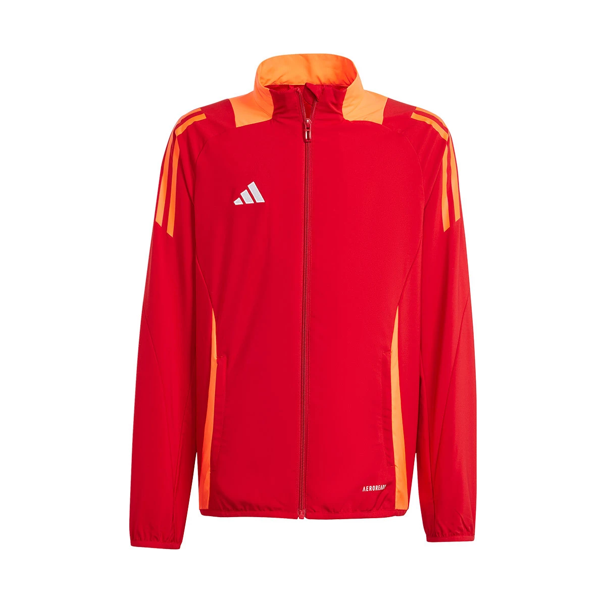 Red and yellow adidas tracksuit on sale