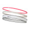 Fita Nike Nike Mixed Width Headbands (3 Unidades)