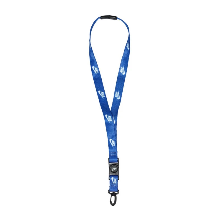 Nike - Brelok do kluczy Club Lanyard, Unisex, Game Royal-White-White