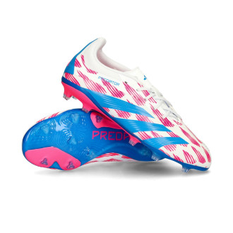 Predator Elite L FG Niño White-Solar Blue-Solar Pink