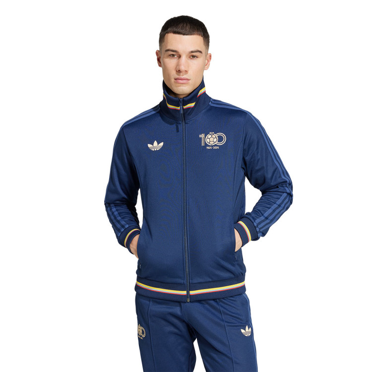 Jacket adidas Colombia Copa America 2024 Special Edition Night Indigo Tech Indigo Futbol Emotion