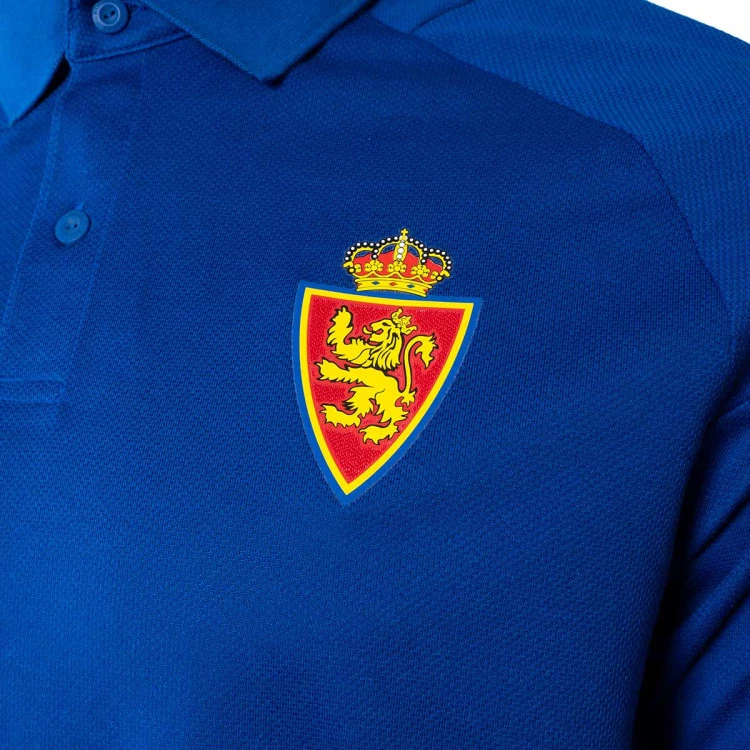 Polo shirt adidas Real Zaragoza Training 2023 2024 Players Team Royal Blue Futbol Emotion