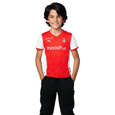 Kinderen SC Braga 2024-2025 Thuis Jersey