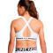 Sutiã Desportivo Under Armour Mid Crossback Sports Mulher