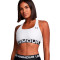 Brasier Under Armour HeatGear Mid Branded Mujer