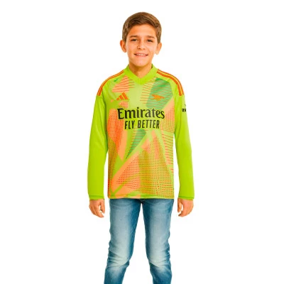 Maglia Arsenal FC Home Kit Portiere 2024-2025 per Bambini