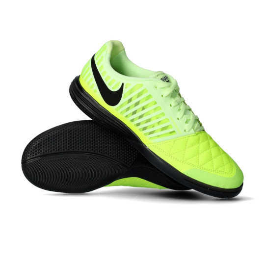 Zapatilla de Futbol sala Nike Nike Lunargato II Black Volt Futbol Emotion