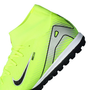 Football Boots Nike Air Zoom Mercurial Superfly 10 Academy Turf Volt Black Futbol Emotion