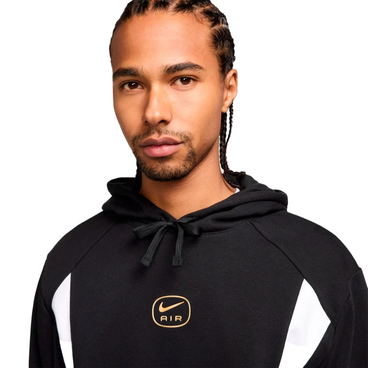 sudadera-nike-swoosh-air-fleece-black-white-metallic-gold-2