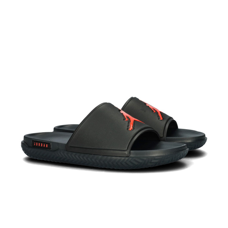 Jordan flip flops black hotsell