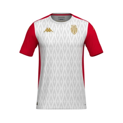 Kids AS Monaco 2024-2025 Pre-Match T-Shirt