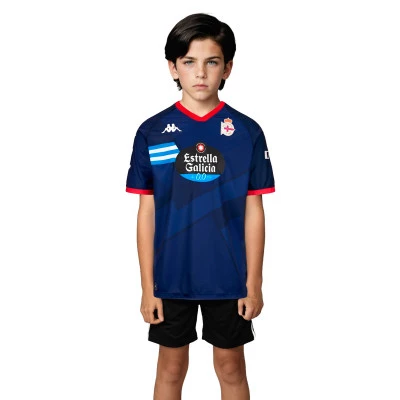 Kinderen Deportivo La Coruña 2024-2025 Uit Shirt