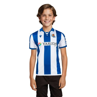 Kinderen Real Sociedad 2024-2025 Thuis Shirt