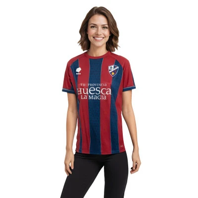 Camisola Sociedad Deportiva Huesca Primeiro Equipamento 2024-2025 Mulher