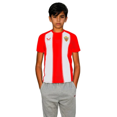 Camisola UD Almeria Primeiro Equipamento 2024-2025 Criança