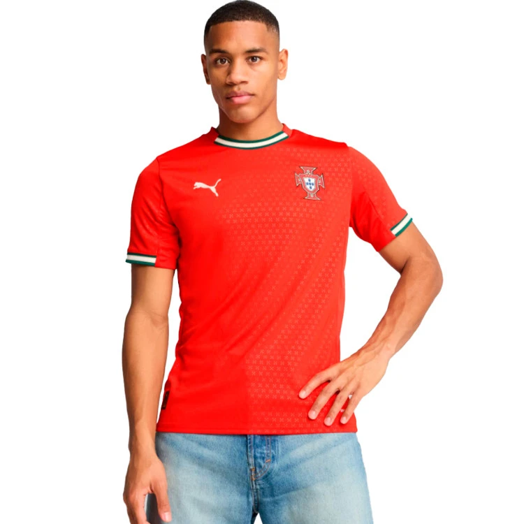 Puma - Koszulka Portugalia 2024-2025 Strona główna, Unisex, Sport Red-Suged Almond, 2XL