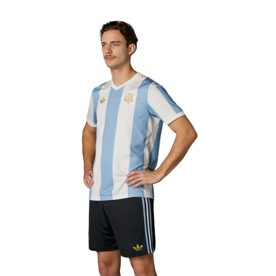 Trikot adidas Argentinien AFA 50 jahriges Jubilaum Sonderedition Umgebungs Himmel Wolke WeiB