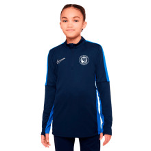 Sudadera Academy 23 Drill Top Niño Getafe Femenino CD Obsidian-Royal Blue