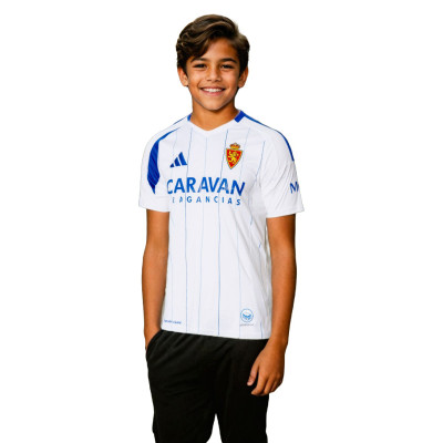 Camiseta Real Zaragoza Primera Equipación 2024-2025 Niño