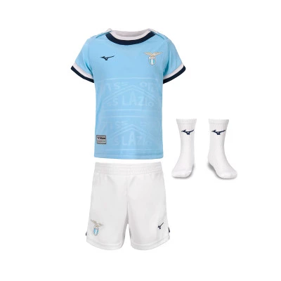 Conjunto Lazio Primeiro Equipamento 2024-2025 Bebé