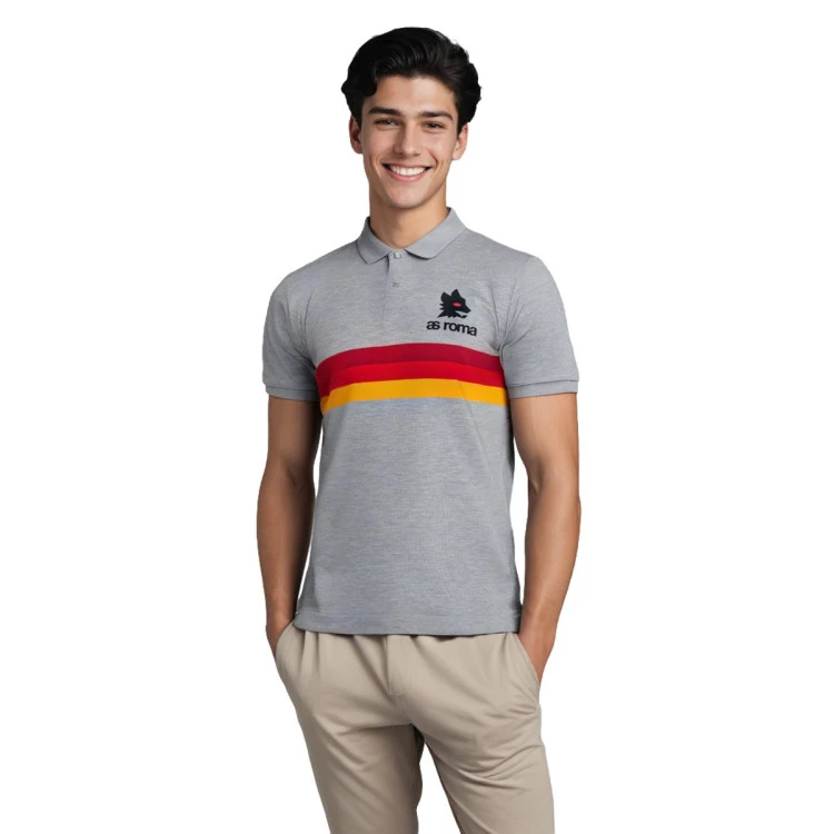 polo-copa-as-roma-stripes-grey-0