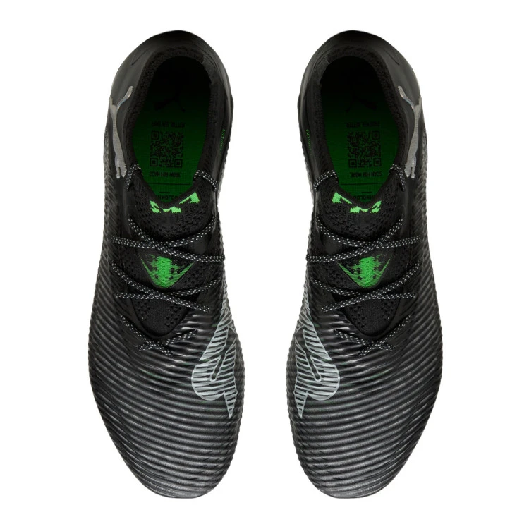 bota-puma-future-8-ultimate-low-fg-black-silver-fluo-green-4