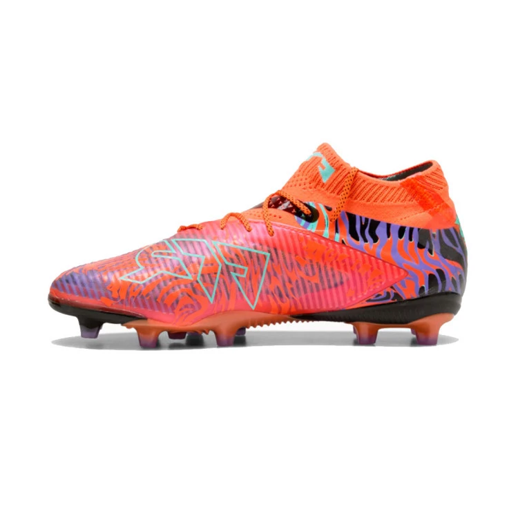 bota-puma-future-8-ultimate-creativity-ag-orange-poppy-black-poison-pink-2