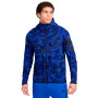 SportswearTech Fleece Windrunner Hoodie-Game Royal-Black