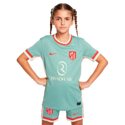 Camisola Atlético de Madrid Segundo Equipamento 2024-2025 Criança