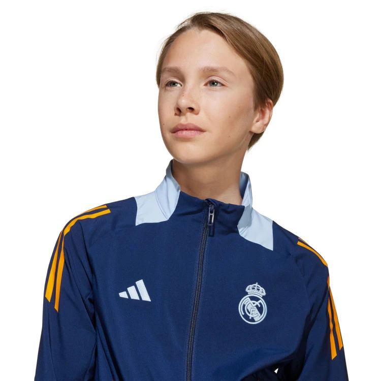 chaqueta-adidas-real-madrid-pre-match-2024-2025-nino-team-navy-blue-crew-orange-glow-blue-3