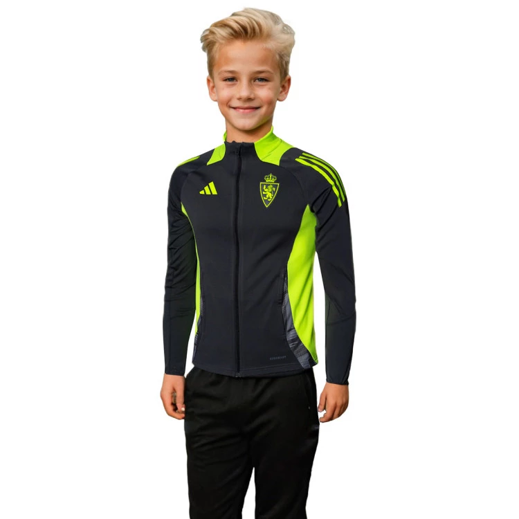 Jacket adidas Kids Real Zaragoza Walk Coaches 2024 2025 Grey Six Futbol Emotion