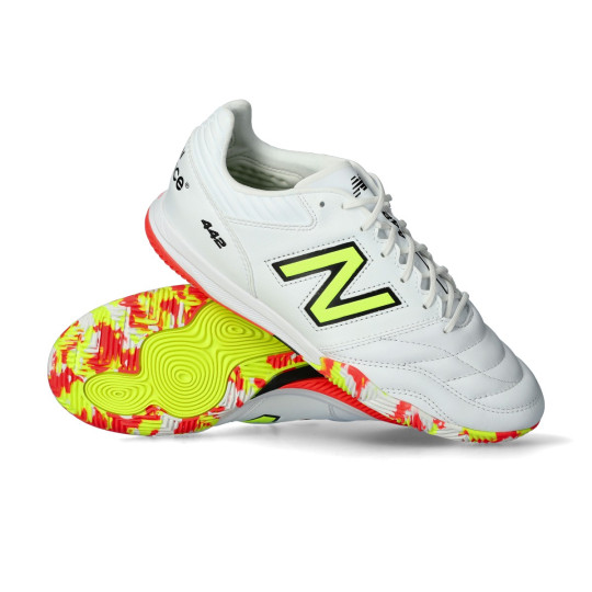 Futsal shoes New Balance 442 Pro IN V2 White - Fútbol Emotion