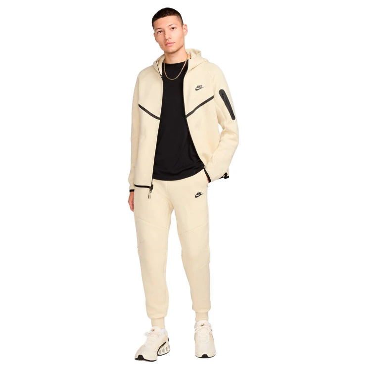 pantalon-largo-nike-tech-fleece-khaki-black-7